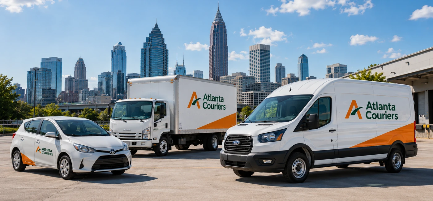 Atlanta Couriers economy car, delivery van and box truck serving Metro Atlanta